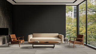 Warm Grey - 12x24 Malahari Stone-Look Lapato Textured Porcelain Tile