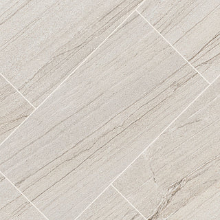 Light Taupe - 24x48 Malahari Stone-Look Lapato Textured Porcelain Tile