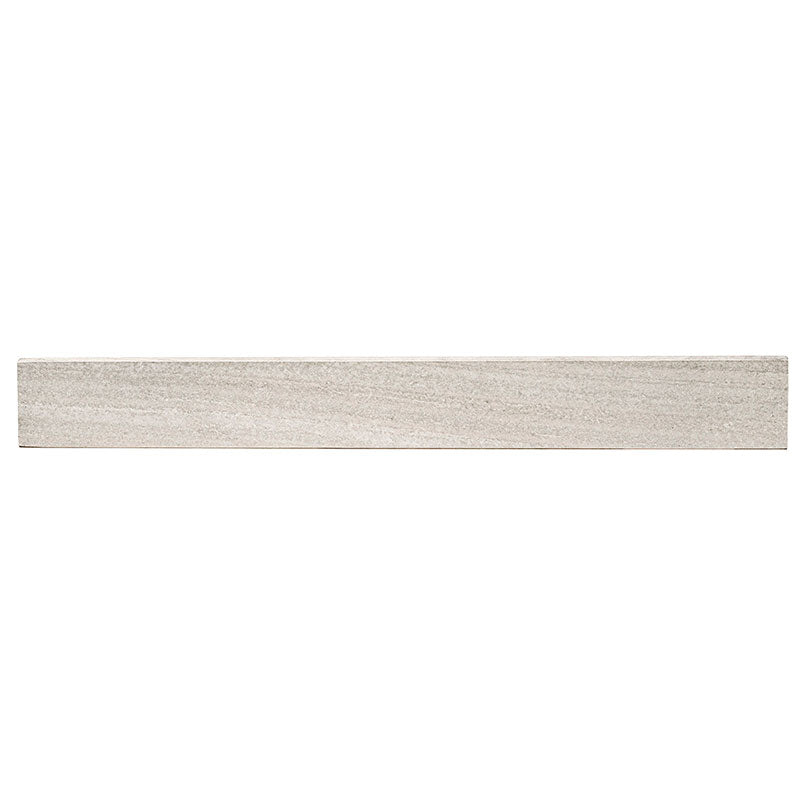 3x24 Malahari Bullnose Stone-Look Lapato Textured Porcelain Tile