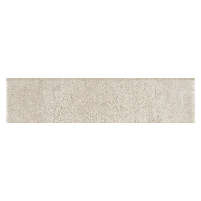 3x24 Metropolis Bullnose Stone-Look Matte Smooth Porcelain Tile