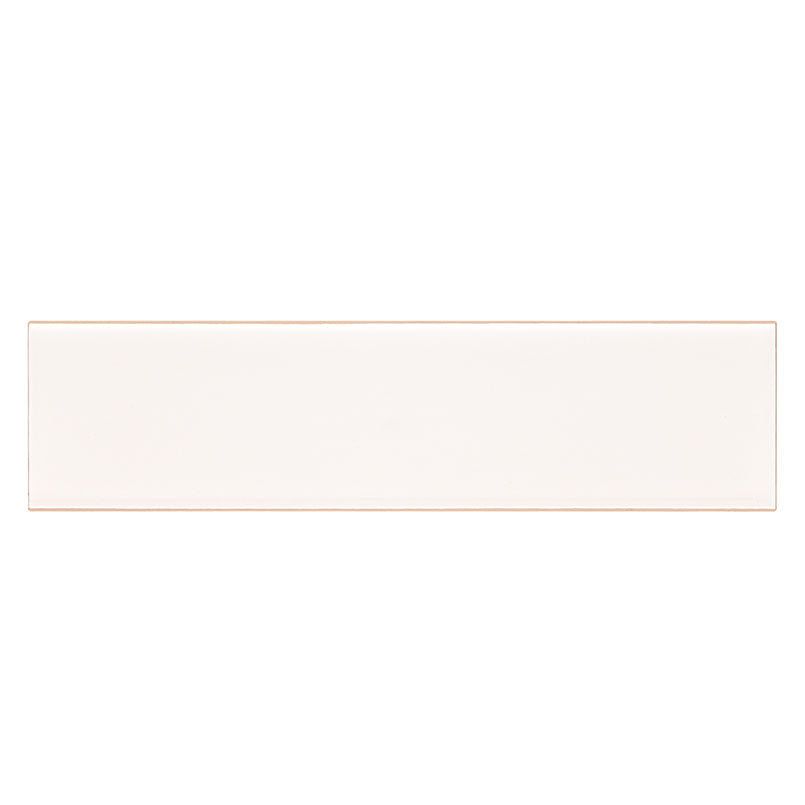 2x8 Metro Bullnose Solid-Color Glossy Smooth Ceramic Tile
