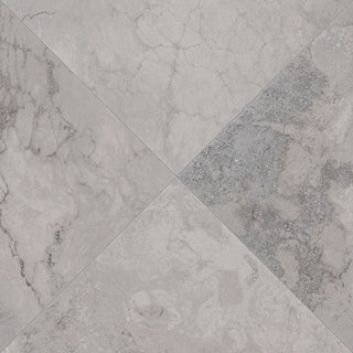 Soft Grey - 12x12 Napa Stone-Look Matte Textured Ceramic Tile