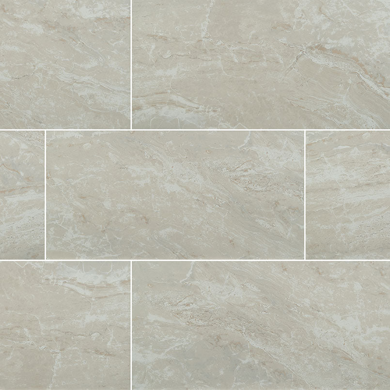 12x24 Onyx Stone-Look Matte Textured Porcelain Tile Greige Taupe