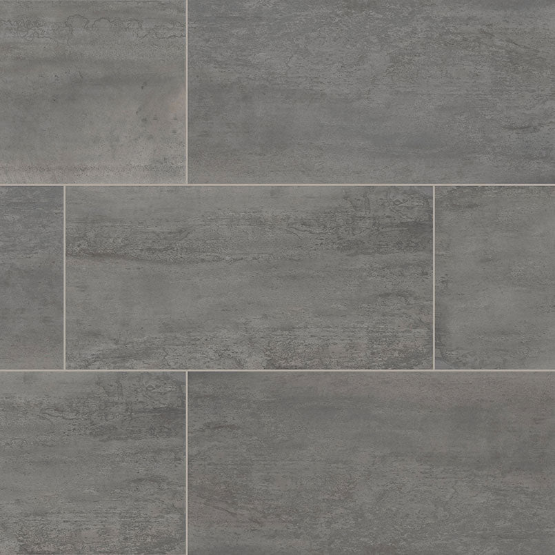 24x48 Oxide Concrete-Look Matte Textured Porcelain Tile