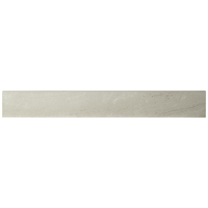 3x24 Praia Bullnose Stone-Look Matte Smooth Porcelain Tile