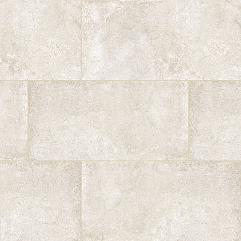 24x48 Soreno Stone-Look Matte Textured Porcelain Tile Cream Beige