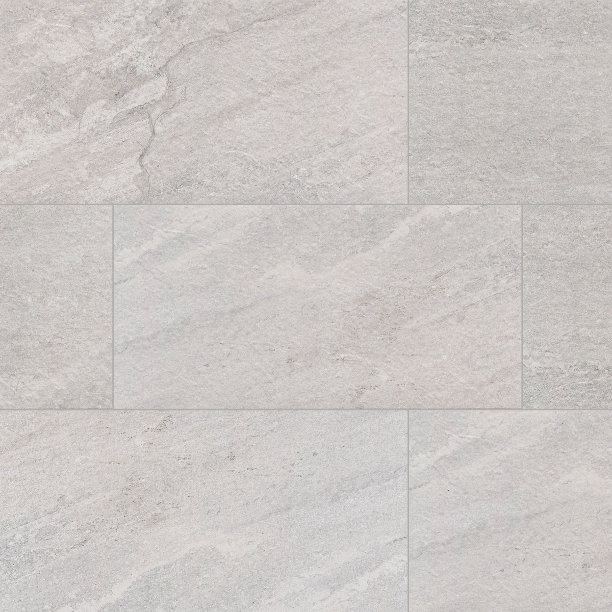 15x30 Traktion Stowe Slate-Look Matte Textured Porcelain Tile