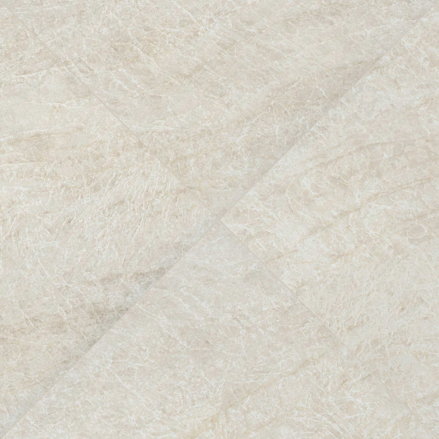 24x24 Legions Marble-Look Matte Smooth Porcelain Tile Soft Cream