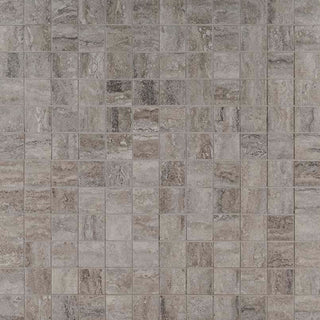 Taupe Gray - 2x2 Veneto Mosaic Stone-Look Matte Textured Porcelain Tile