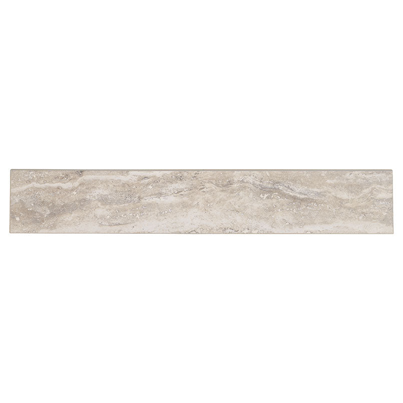 3x24 Veneto Bullnose Liner Stone-Look Matte Textured Porcelain Tile