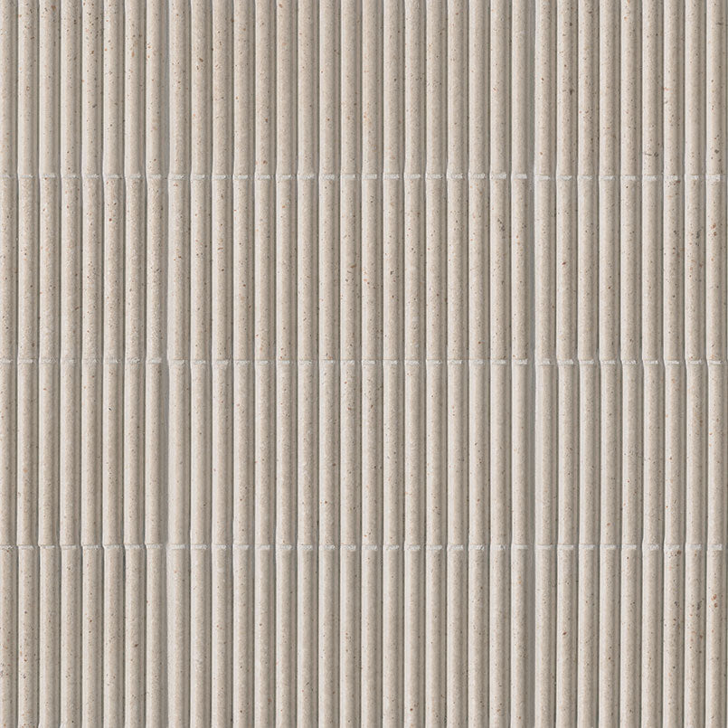 4.5x9 Sinfonia Mosaic Wood-Look Matte 3D Geometric Linear Porcelain Tile