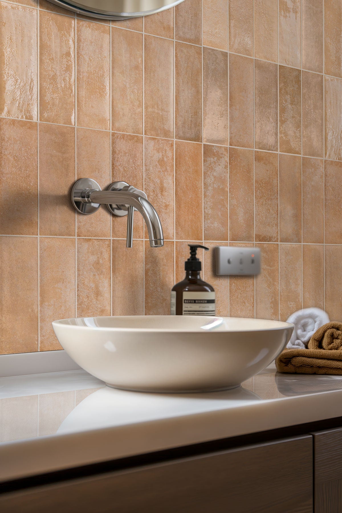 4x12 Village Natural-Look Matte Textured Ceramic Tile