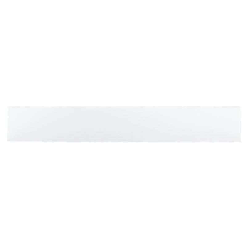 4x12 Domino Bullnose Solid-Color Glossy Smooth Porcelain Tile