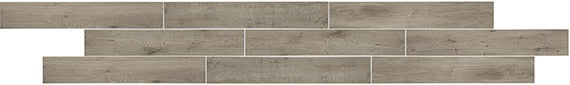 6x36 Sleigh Creek Natural Wood-Look Matte Smooth Porcelain Tile Taupe Wood
