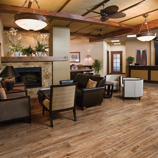 Natural Beige - 6x48 American Estates Natural Wood-Look Matte Smooth Porcelain Tile