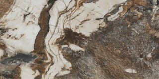 Black Gold - 12x24 Foyer Natural Marble-Look Matte Smooth Porcelain Tile