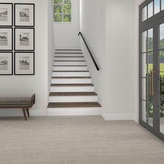 Light Gray - 12x24 Portfolio Natural Concrete-Look Matte Smooth Porcelain Tile