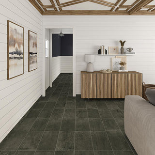 Cocoa Brown - 12x24 Portfolio Natural Concrete-Look Matte Smooth Porcelain Tile