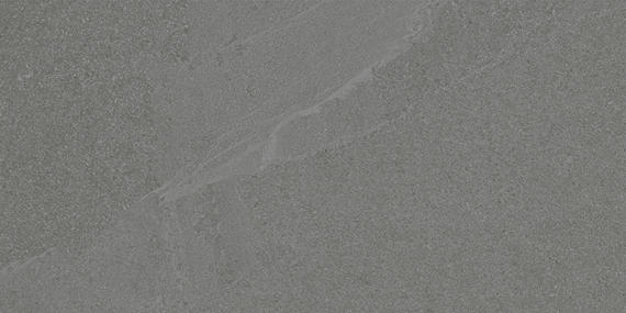 12x24 Calgary Natural Stone-Look Polished Smooth Porcelain Tile Medium Gray