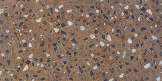 Warm Brown - 24x48 Curation Fragment Shard Natural Mixed-Material Look Polished Smooth Porcelain Tile