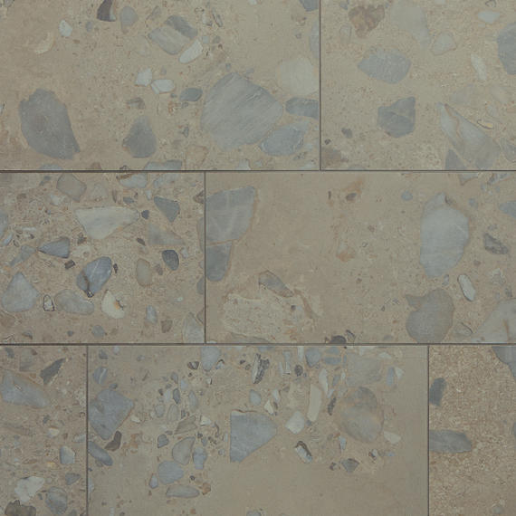 24x48 Sand And Stone Natural Concrete-Look Matte Smooth Porcelain Tile Taupe Brown