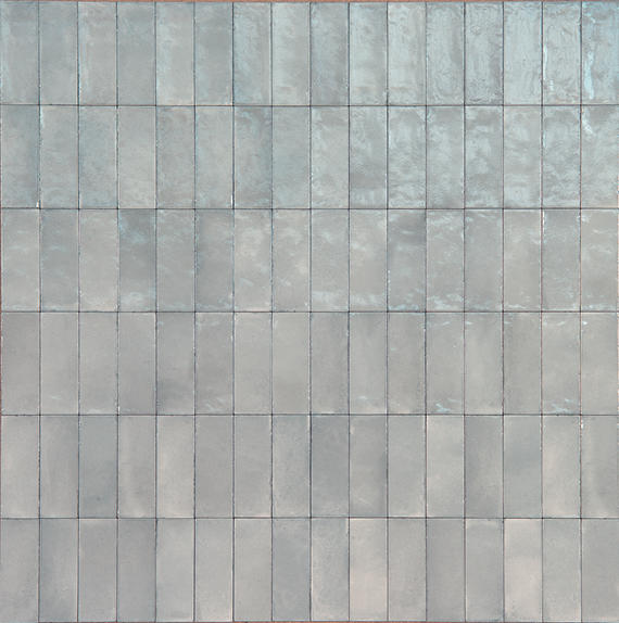 3x8 Rice Natural Natural-Look Glossy Smooth Porcelain Tile Soft Gray
