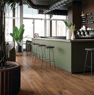 Warm Brown - 9x71 Vero Natural Wood-Look Matte Smooth Porcelain Tile