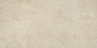 Almond - 6x18 Platinum Natural Marble-Look Glossy Smooth Porcelain Tile