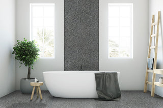 Brown Gray - 12x12 Noir Mosaic Natural-Look Tumbled Textured Marble Tile
