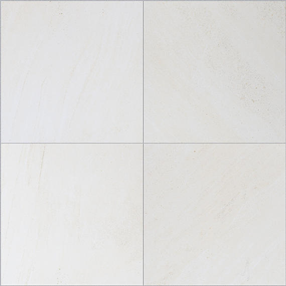 18x18 Choice Concrete-Look Matte Smooth Ceramic Tile White Gray