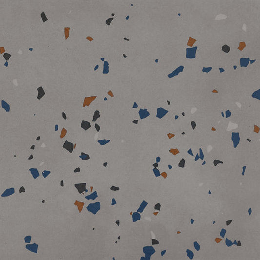 Gray - 12x12 Color Story Floor Speckled Patterned Terrazzo-Look Matte Smooth Porcelain Tile