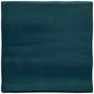Ocean Blue - 4x4 Artcrafted Handcrafted Solid-Color Glossy Smooth Ceramic Tile