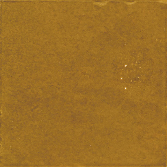 4x4 Studio Haven Mosaic Stone-Look Glossy Smooth Ceramic Tile Golden Beige