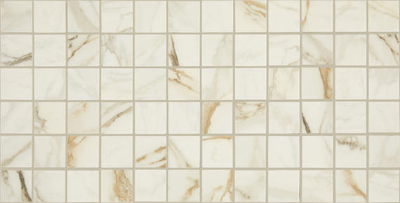 2x2 Panoramic Duet Light Veining Straight Joint Marble-Look Matte Smooth Porcelain Tile Cloud Beige