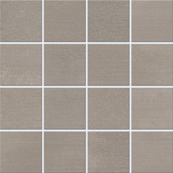 3x3 Illusionist Mosaic Concrete-Look Matte Smooth Porcelain Tile Soft Taupe