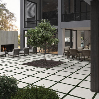 Soft Gray - 24x24 Nominee Natural Concrete-Look Matte Smooth Porcelain Tile