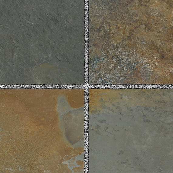 24x24 Lanesboro Natural Stone-Look Matte Textured Porcelain Tile Stone Blue