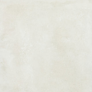 Pure White - 24x24 Rekindle Stepwise Concrete-Look Matte Textured Porcelain Tile