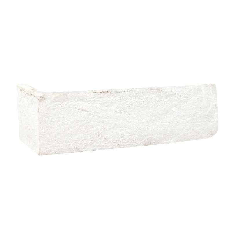 2.25x10.75 Alpine Corner Subway Pattern Natural-Look Matte Rough Faux Brick Tile