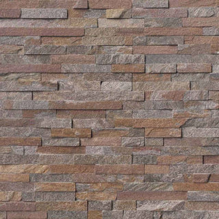 Rust Brown - 6x24 Amber Natural-Look Matte Textured Quartzite Tile