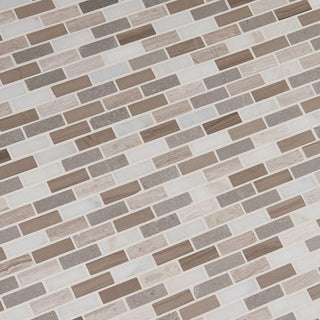 Brown - 12x12 Arctic Patterned Solid-Color Honed Smooth Glass Tile