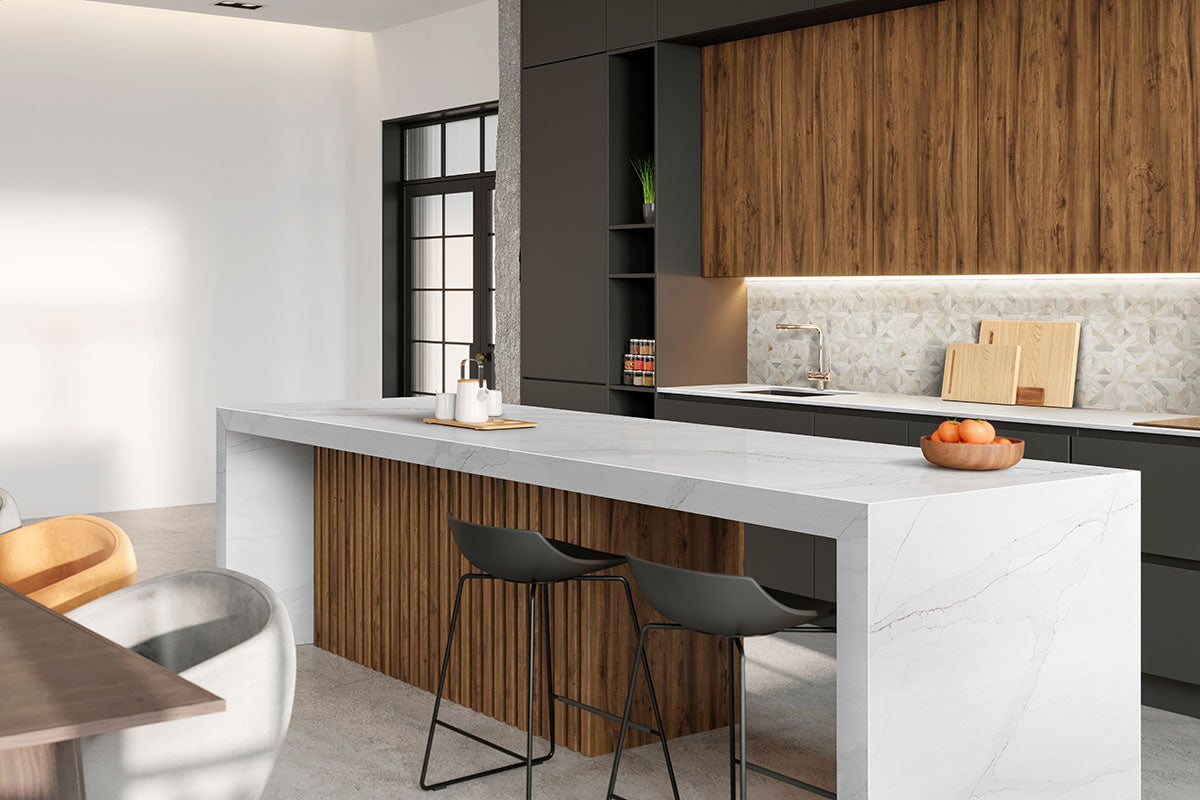 12x12 Athena Mosaic Framed Lattice Natural-Look Honed Smooth Marble Tile