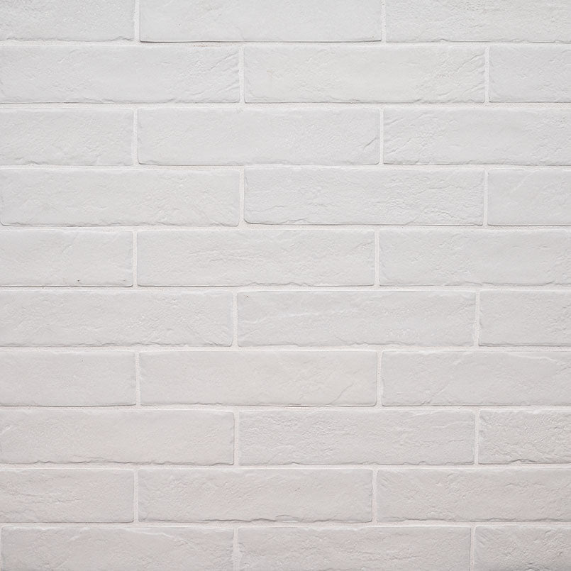 2x10 Brickstone Natural-Look Matte Rough Faux Brick Tile
