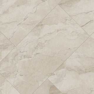 Warm Beige - 24x48 Calypso Marble-Look Matte Smooth Porcelain Tile