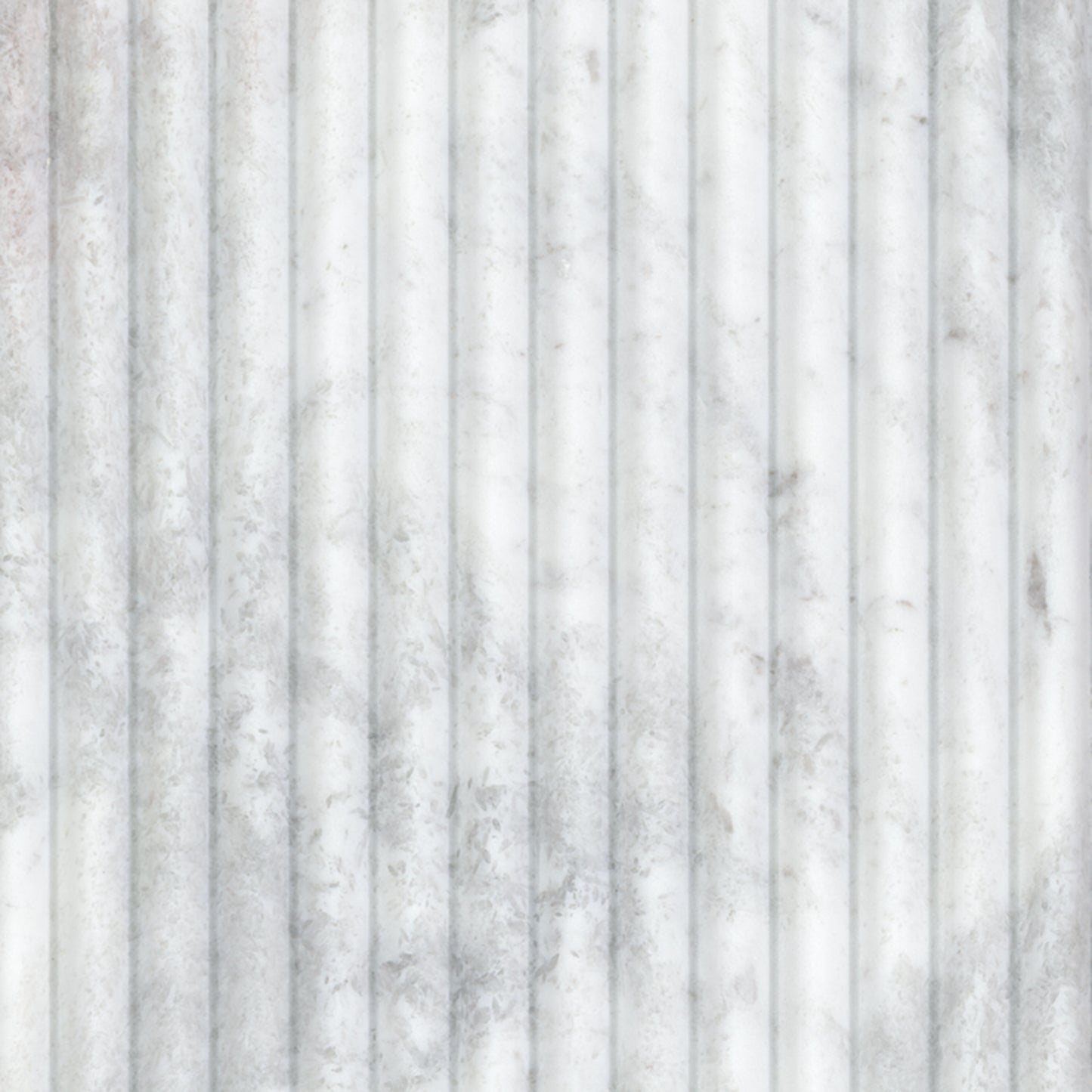 12x24 Natural-Look Honed 3D Geometric Ribbed Marble Tile