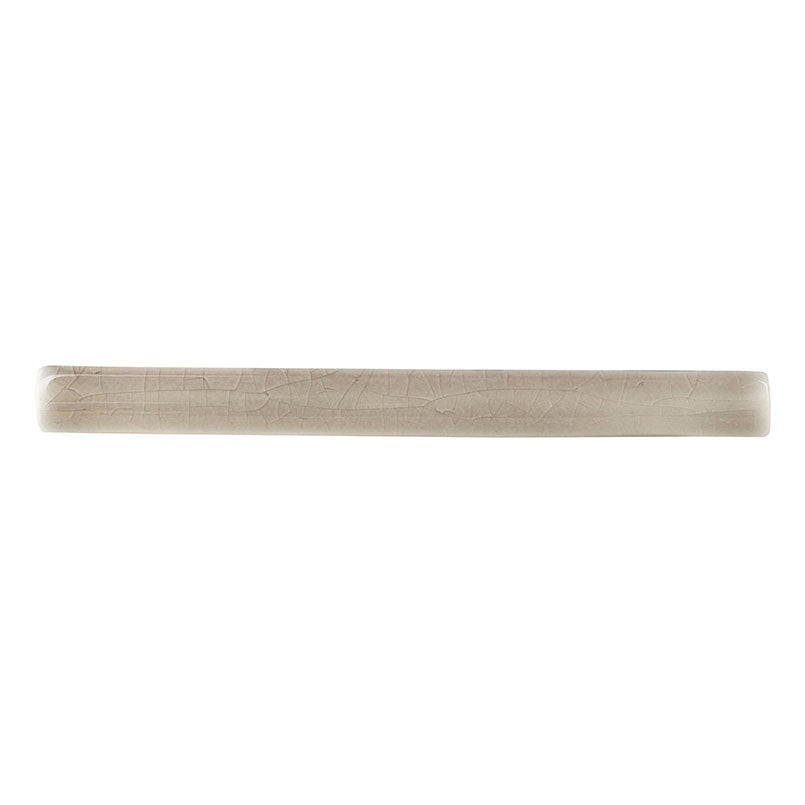 5/8x6 Dove Circle Quarter Round Natural-Look Glossy Textured Ceramic Tile