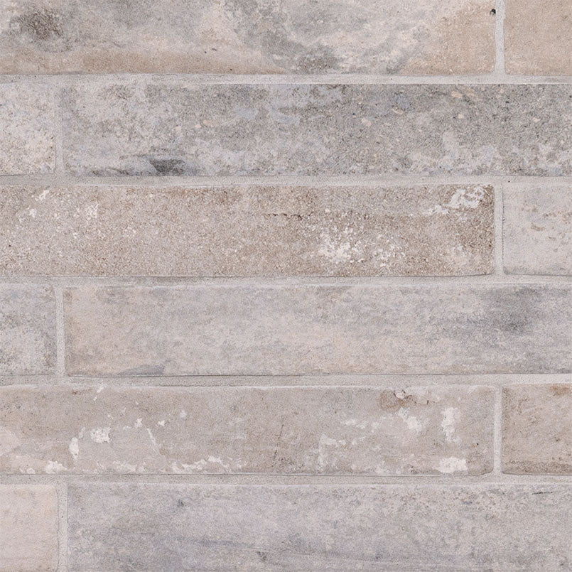 2x18 Brickstone Natural-Look Matte Textured Faux Brick Tile