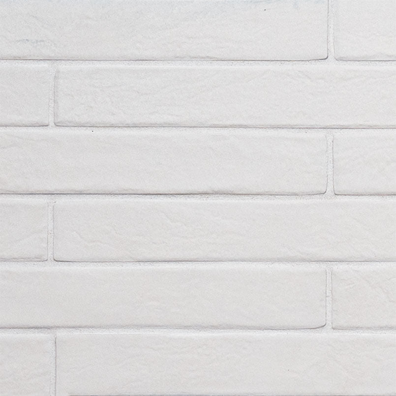 2x18 Brickstone Natural-Look Matte Textured Faux Brick Tile