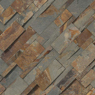 Rustic Brown - 9x24 California Natural-Look Matte Textured Slate Tile