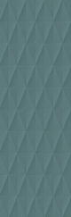 15x48 Eclettica 3D-Geometric Diamond Solid-Color Glossy Smooth Porcelain Tile